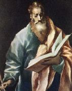 GRECO, El Apostle St Matthew Spain oil painting artist
